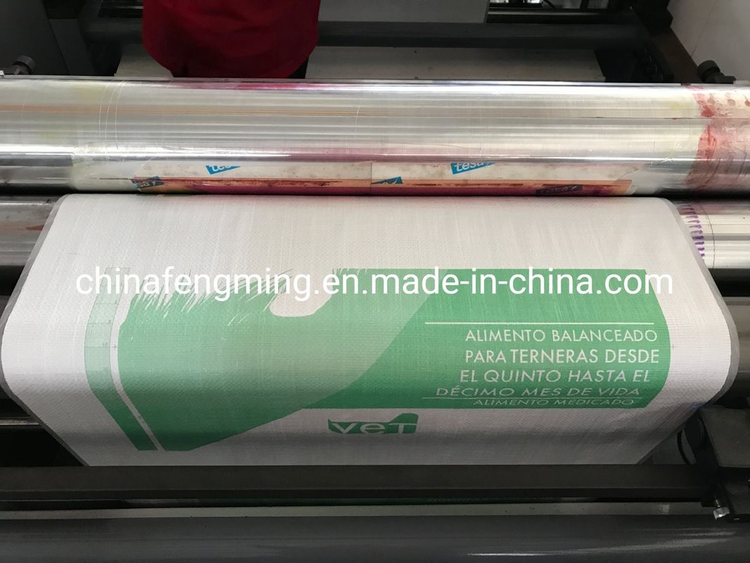 CE ISO9001 FM Serii Czterokolorowa Flexograficzna Maszyna Do Druku 200m/Min Prężnik 1/8cp