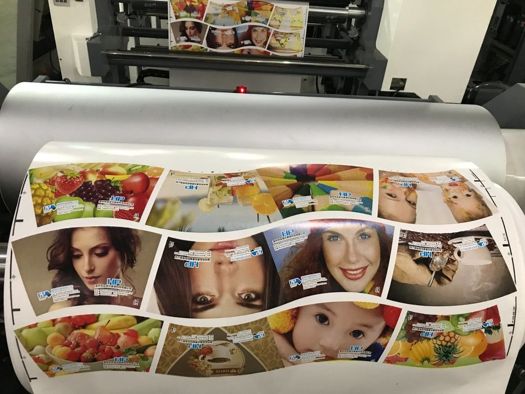 Wielokolorowe automatyczne rejestracje kubki PE Flexo drukarka z zamówieniem na zamówienie