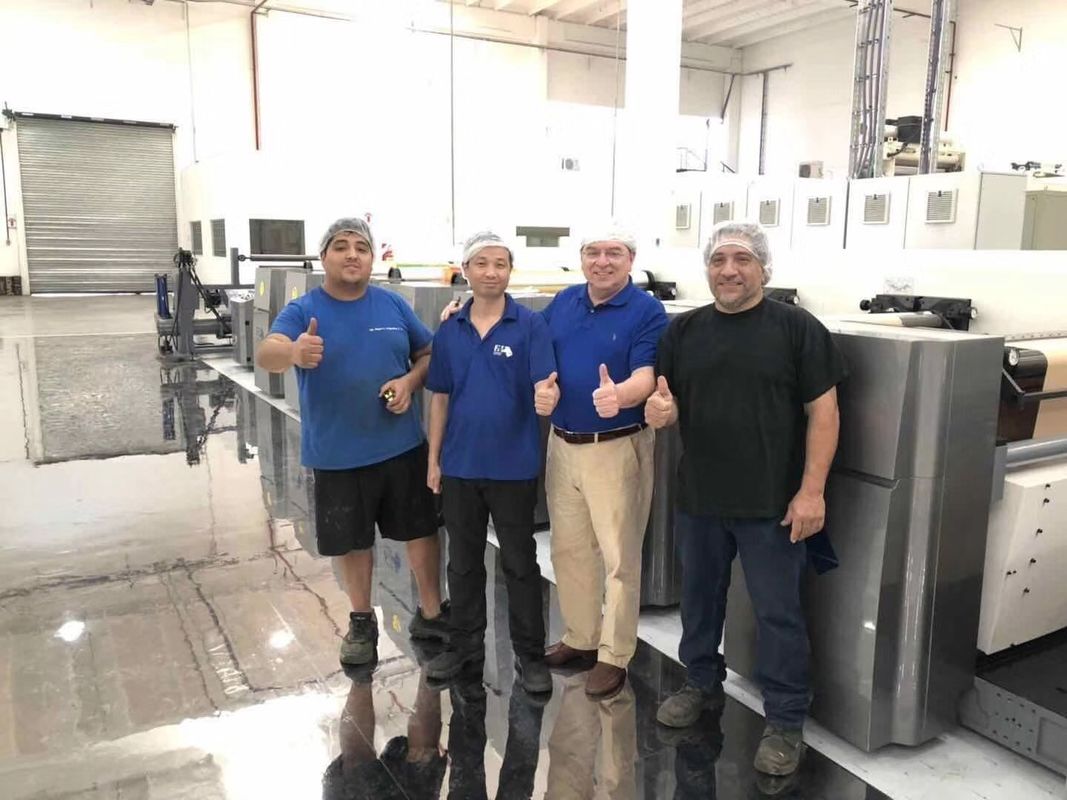 Prędkość maszyny do druku FM-CS Flexo Max. Prędkość 240 m/min dla dokładnej druku