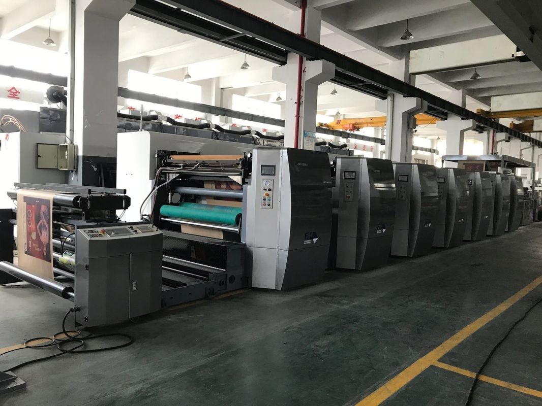 Całkowicie automatyczna drukarka Kraft Paper Flexo z atramentem wodnym 6 kolorów