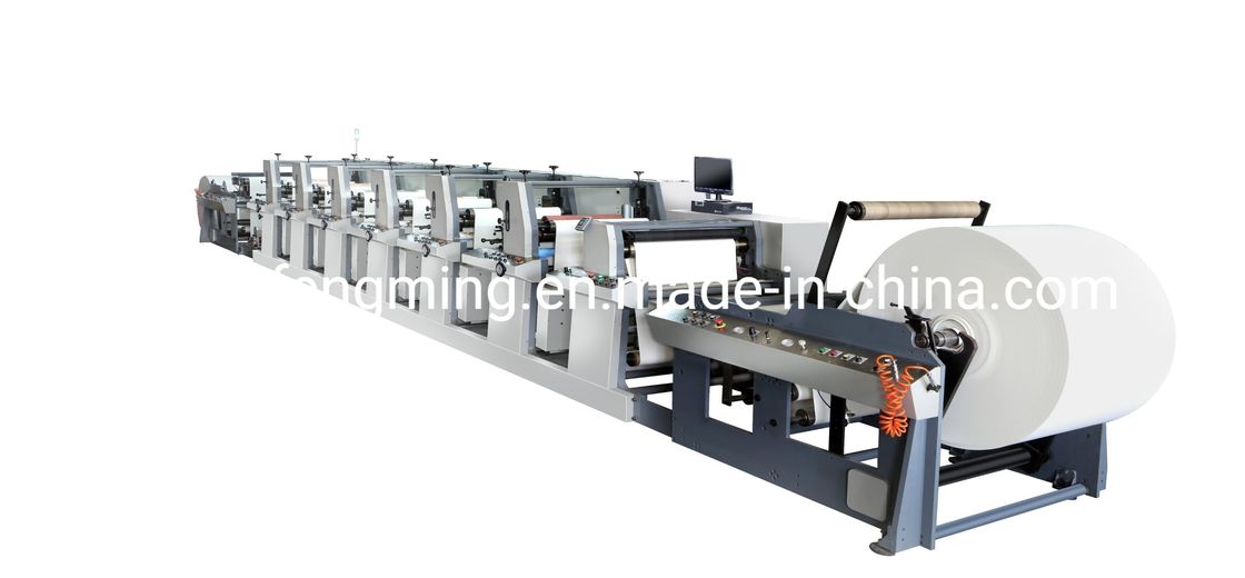 Struktura typu jednostki Fengming's FM-A650-1320 Maszyna do druku Flexo Press