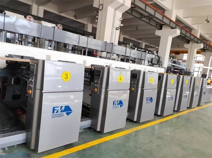 Gorąca sprzedaż 4 kolorowa szybka maszyna do druku Flexo Roll To Roll Flexographic Printer Flexographic Printer