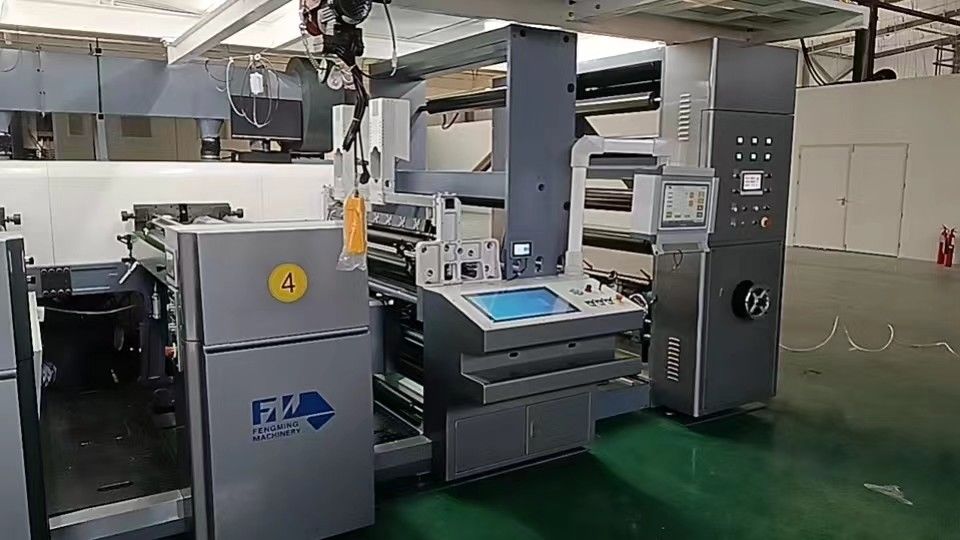 Maksymalna prędkość mechaniczna 150 m/min Jednostka do druku Flexo dla dużych wiertarek średnica 1524 mm