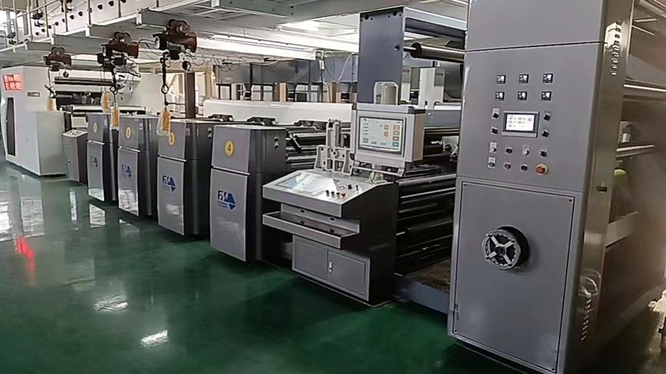 Maksymalna prędkość mechaniczna 150 m/min Jednostka do druku Flexo dla dużych wiertarek średnica 1524 mm