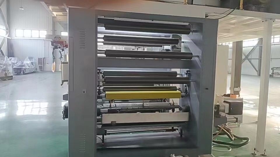 Maksymalna prędkość mechaniczna 150 m/min Jednostka do druku Flexo dla dużych wiertarek średnica 1524 mm