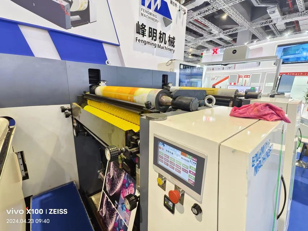 1830mm Max Die Cutting Width Sleeve Type Flexo Printer
