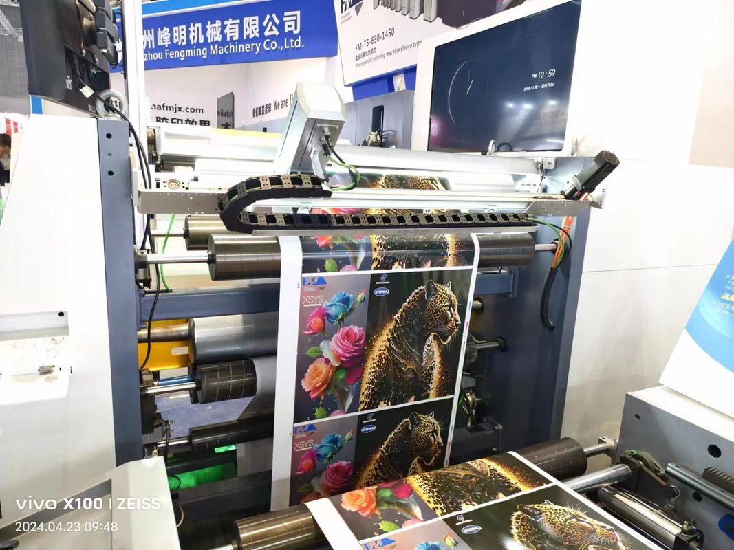 1830mm Max Die Cutting Width Sleeve Type Flexo Printer