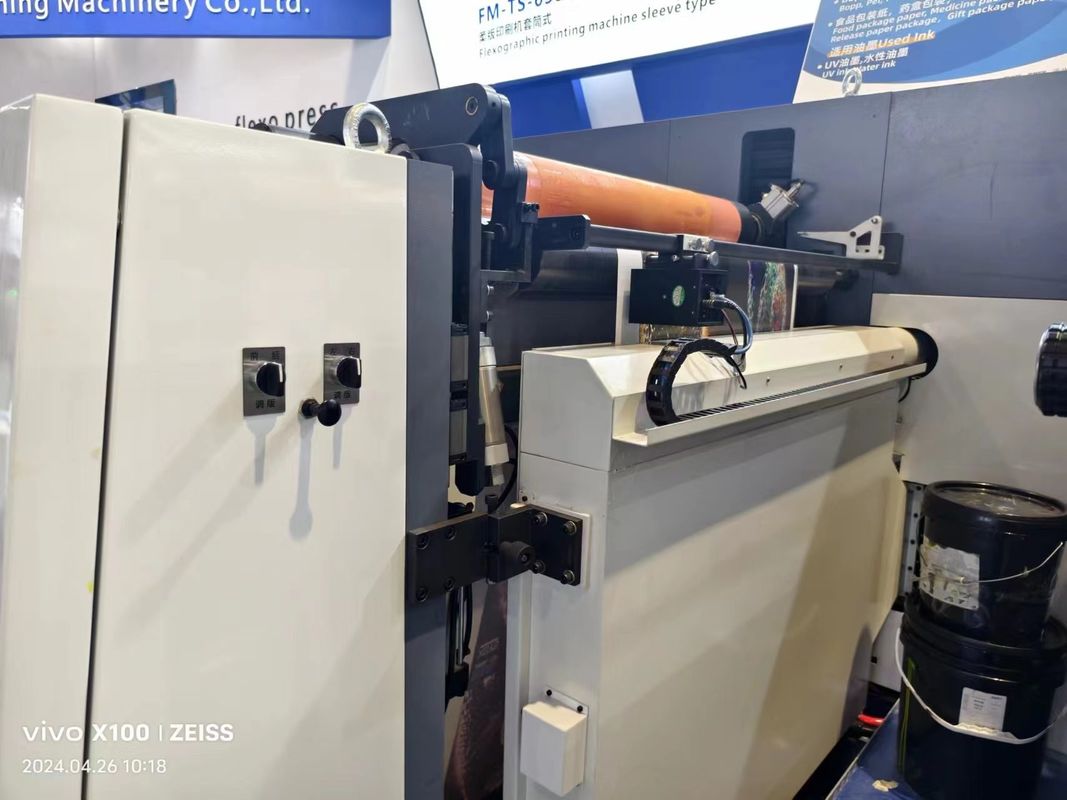 1830mm Max Die Cutting Width Sleeve Type Flexo Printer
