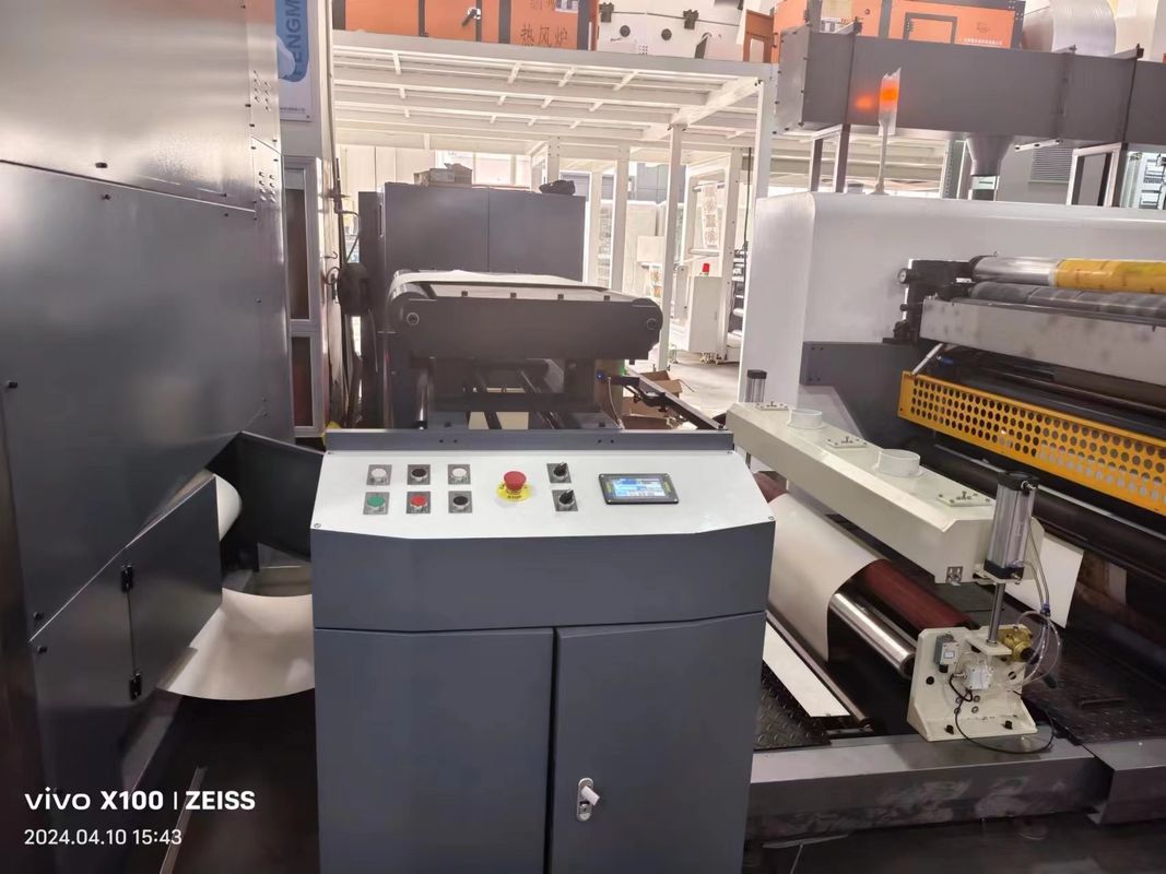 Maszyna do druku flexo typu jednostkowego z funkcją pamięci pozycji rejestru automatycznego