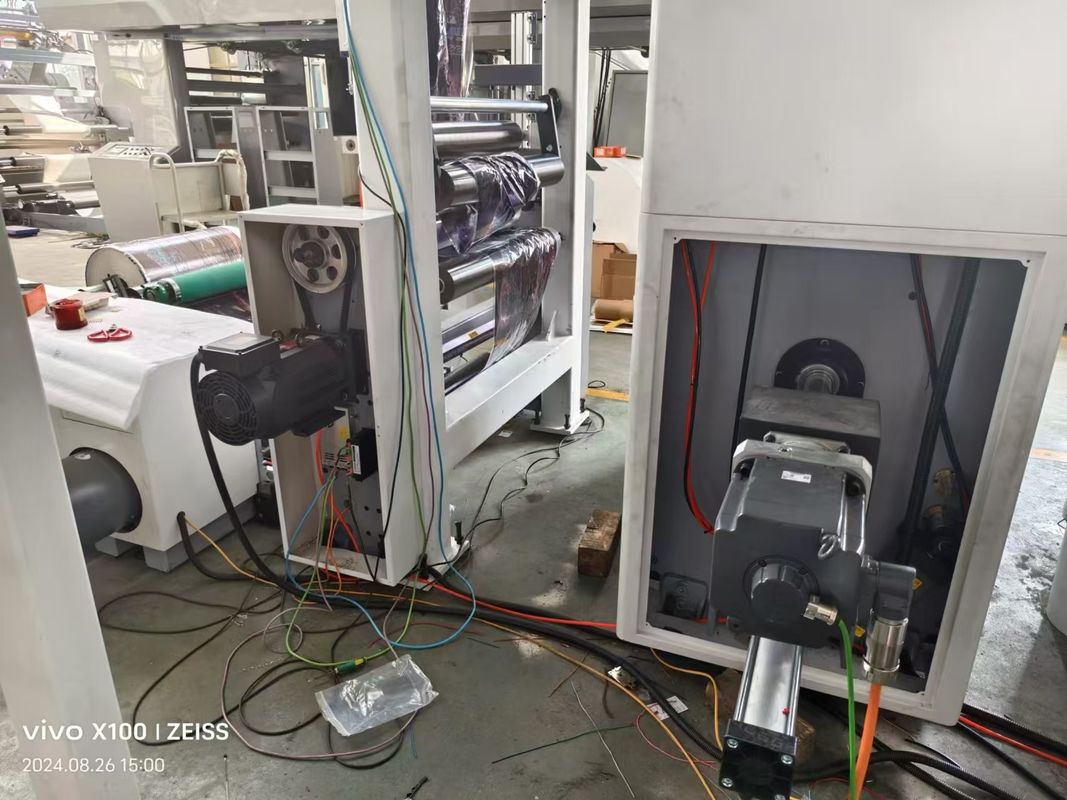 Nowy stan 1150MM Automatyczna serwo pozioma flexo drukarka do pakowania żywności Kartki papierowe Worki papierowe