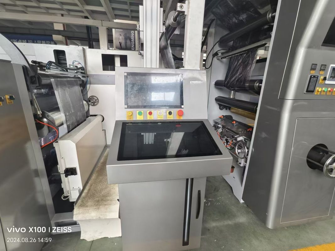 Automatyczna drukarka fleksograficzna, z przodu 9 kolorów z tyłu 1 kolor Flexo Label Flexograficzna drukarka Prensa drukarska