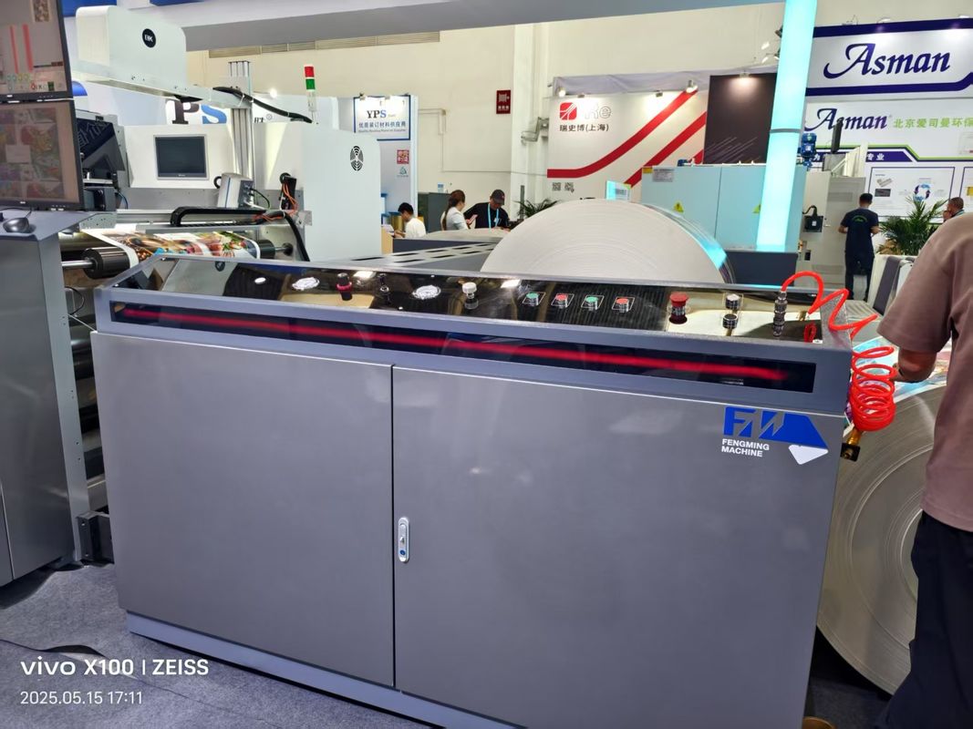 Automatyczna, szybka 6-kolorowa maszyna do druku fleksograficznego UV Flexo, typu jednostkowego, do druku na płatkach