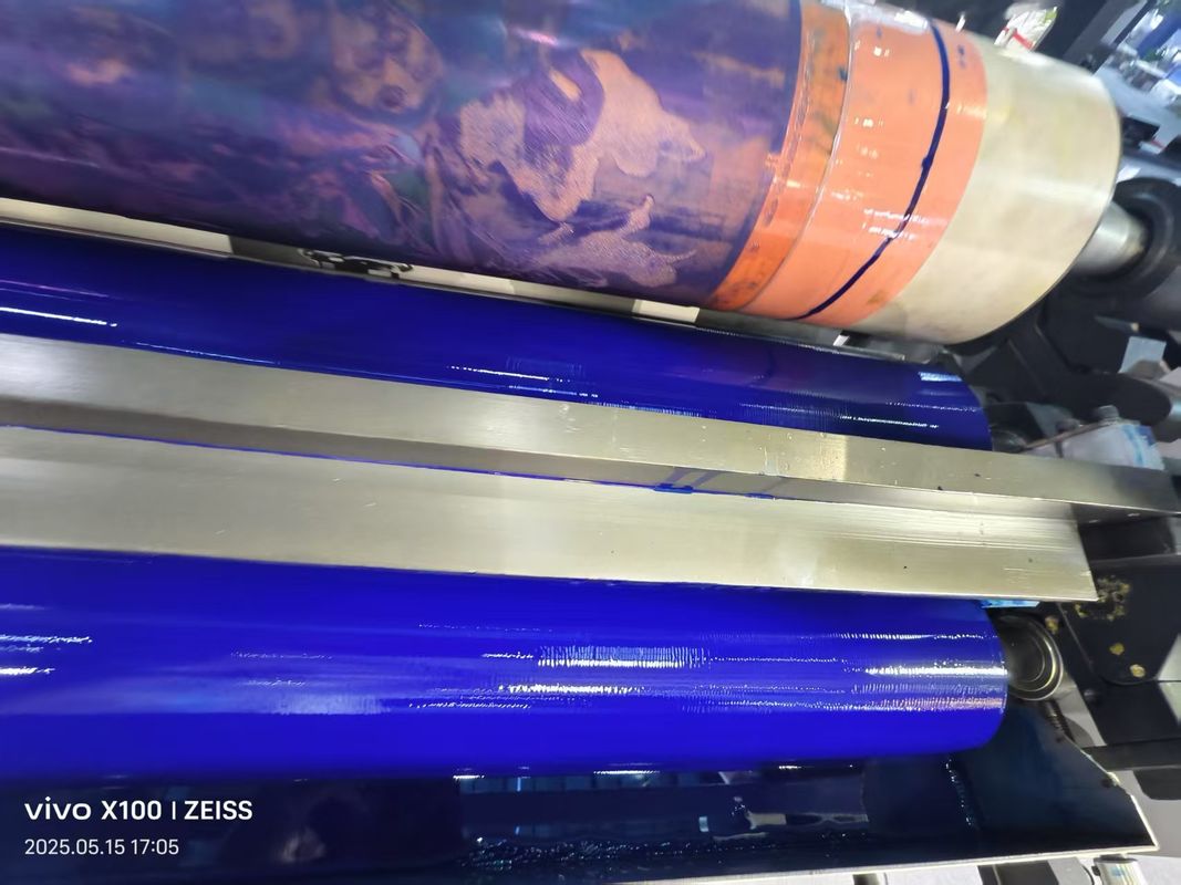 Automatyczna, szybka 6-kolorowa maszyna do druku fleksograficznego UV Flexo, typu jednostkowego, do druku na płatkach