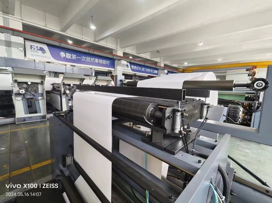 Wysokiej prędkości wielobarwna szerokość sieci do maszyny do druku flexo do papieru, folii, plastikowej torby, niewprowadzonej