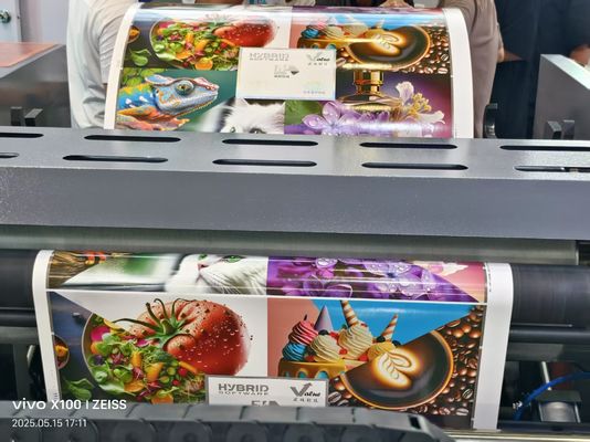 Automatyczna, szybka 6-kolorowa maszyna do druku fleksograficznego UV Flexo, typu jednostkowego, do druku na płatkach